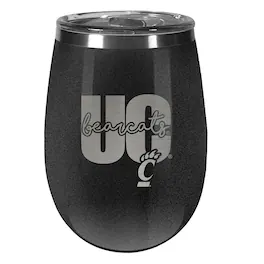 Great American Products - Cincinnati Bearcats 10oz. Onyx Wine Tumbler - Multicolor