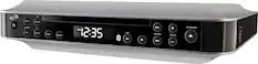 Front. iLive - Bluetooth Under Cabinet Music System - Black.