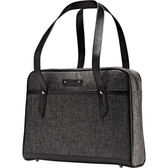 Samsonite Business Heathered Slim Briefcase Gray 61768-1408 - Best Buy