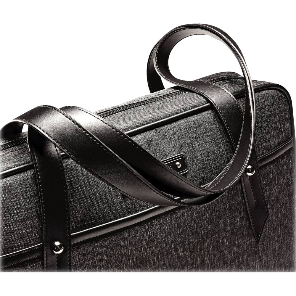 Best Buy Samsonite Business Heathered Slim Briefcase Gray 617681408
