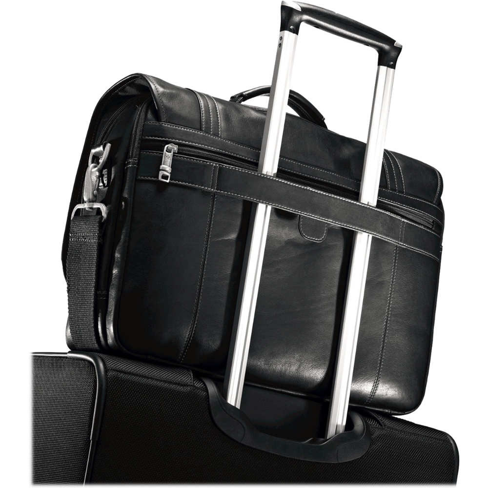 Customer Reviews: Samsonite Colombian Leather Flapover Laptop Briefcase ...