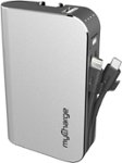Angle Zoom. myCharge - HubPlus 6700 mAh Portable Charger for Most Lightning-Equipped Apple® Devices - Gray.