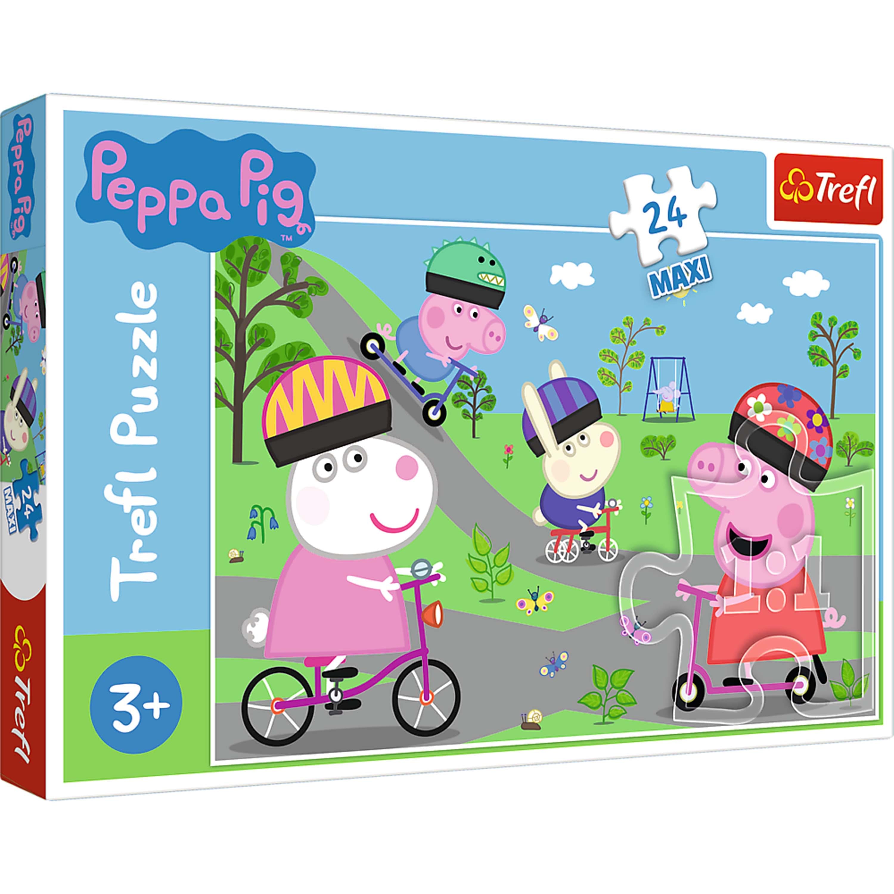 Trefl - Maxi 24 Piece Puzzle - Peppa Pig's Active Day Jigsaw Puzzle