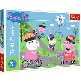 Trefl - Maxi 24 Piece Puzzle - Peppa Pig's Active Day Jigsaw Puzzle