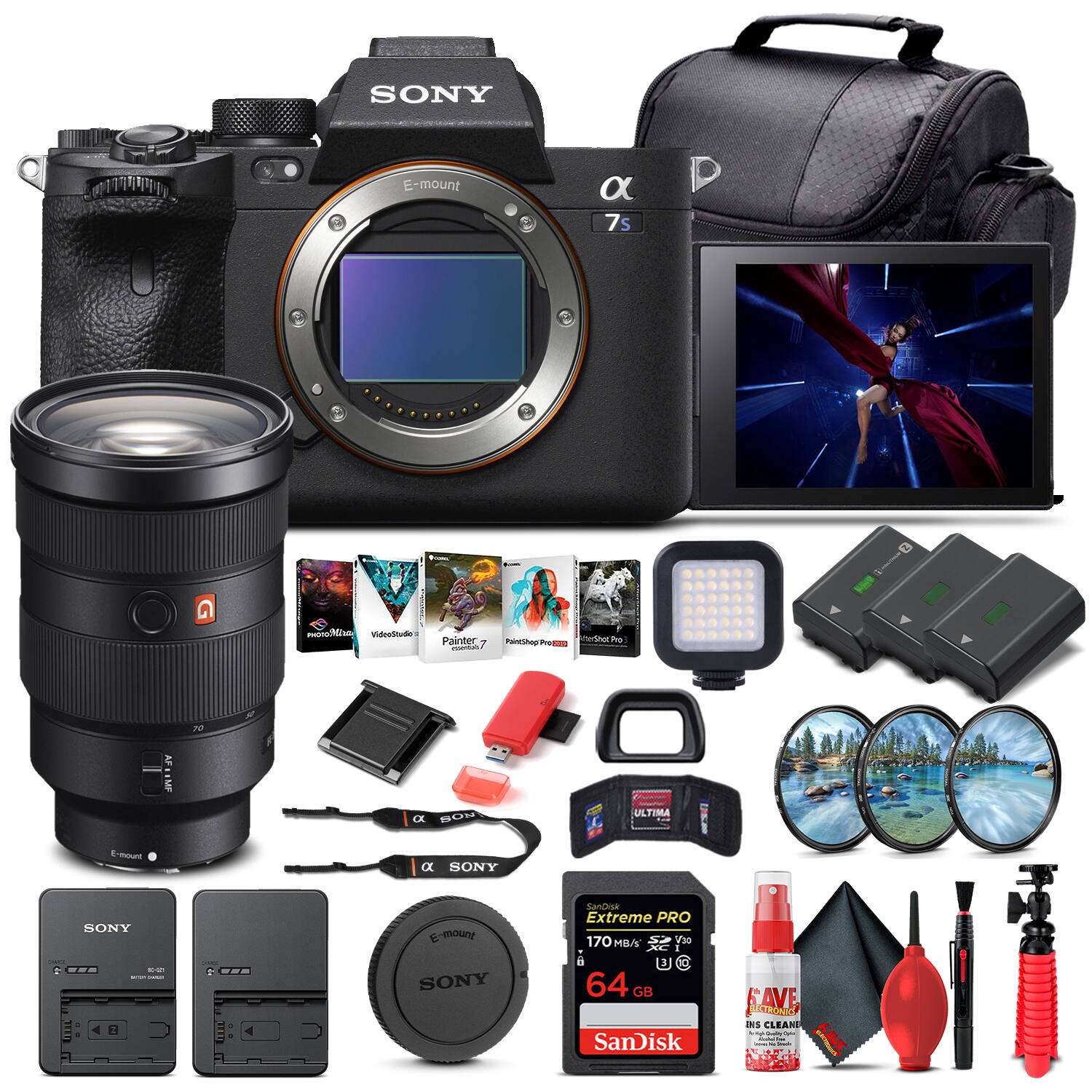 SONY E-mount α 7s II  
ValeaStude Painter C  
PaintShop Pro  
Ultima E-mount SONY  
Sandisk Extreme PRO 170 MB/S 64 GB  
SanDisk KAVE DN  
CLEANE  
NEH  
HAVE