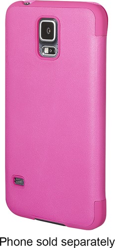  Platinum - Leather Flip Case for Samsung Galaxy S 5 Cell Phones - Pink