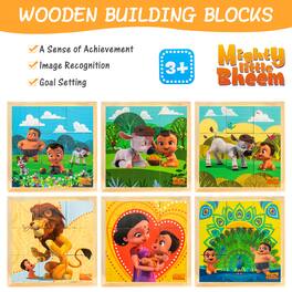 PlayIt - Wooden 9 pc Puzzle Blocks