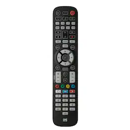 One for All - Urc3680 Essential 8-device Antimicrobial Backlit Universal Remote - Black