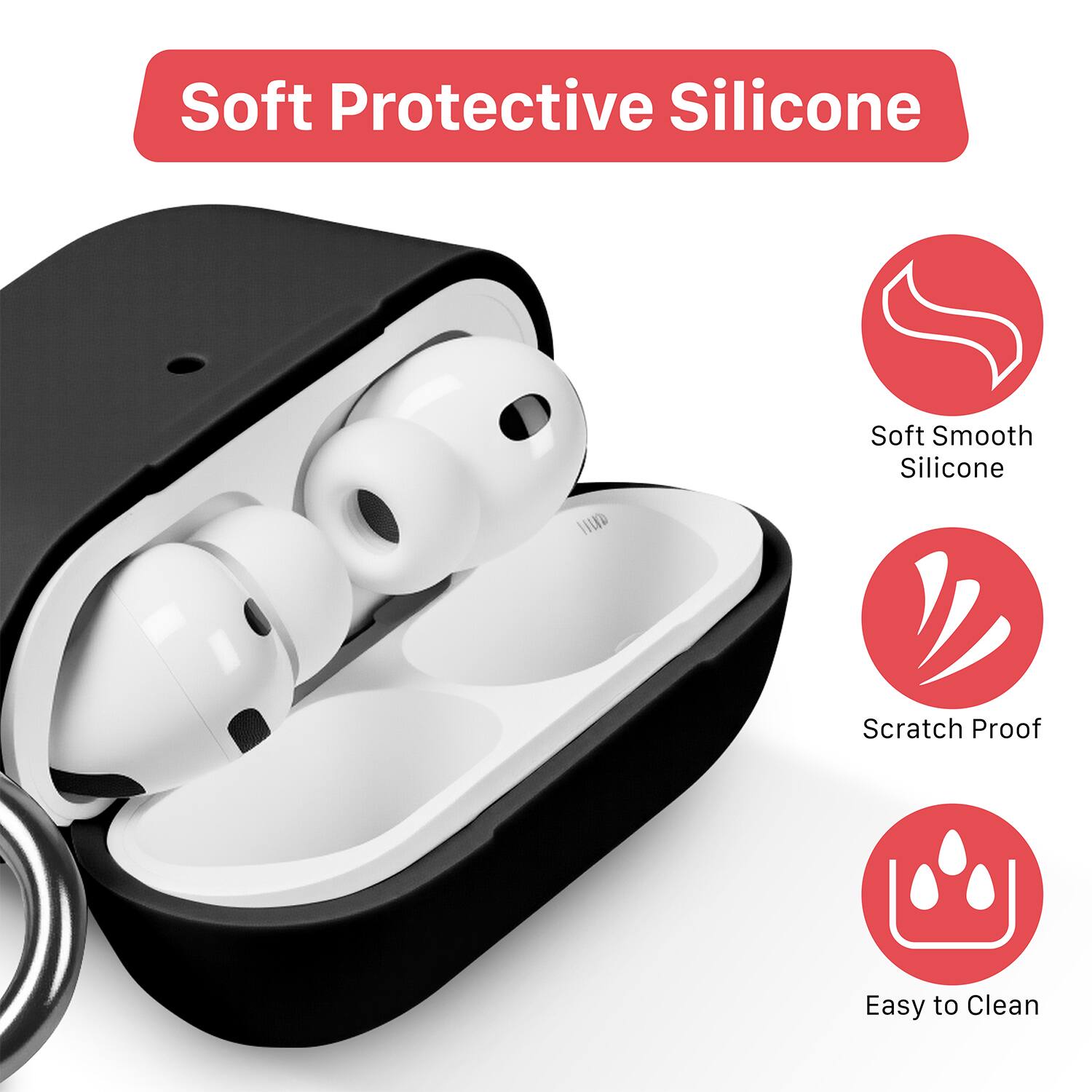 Soft Protective Silicone

- Soft Smooth Silicone
- Scratch Proof
- Easy to Clean