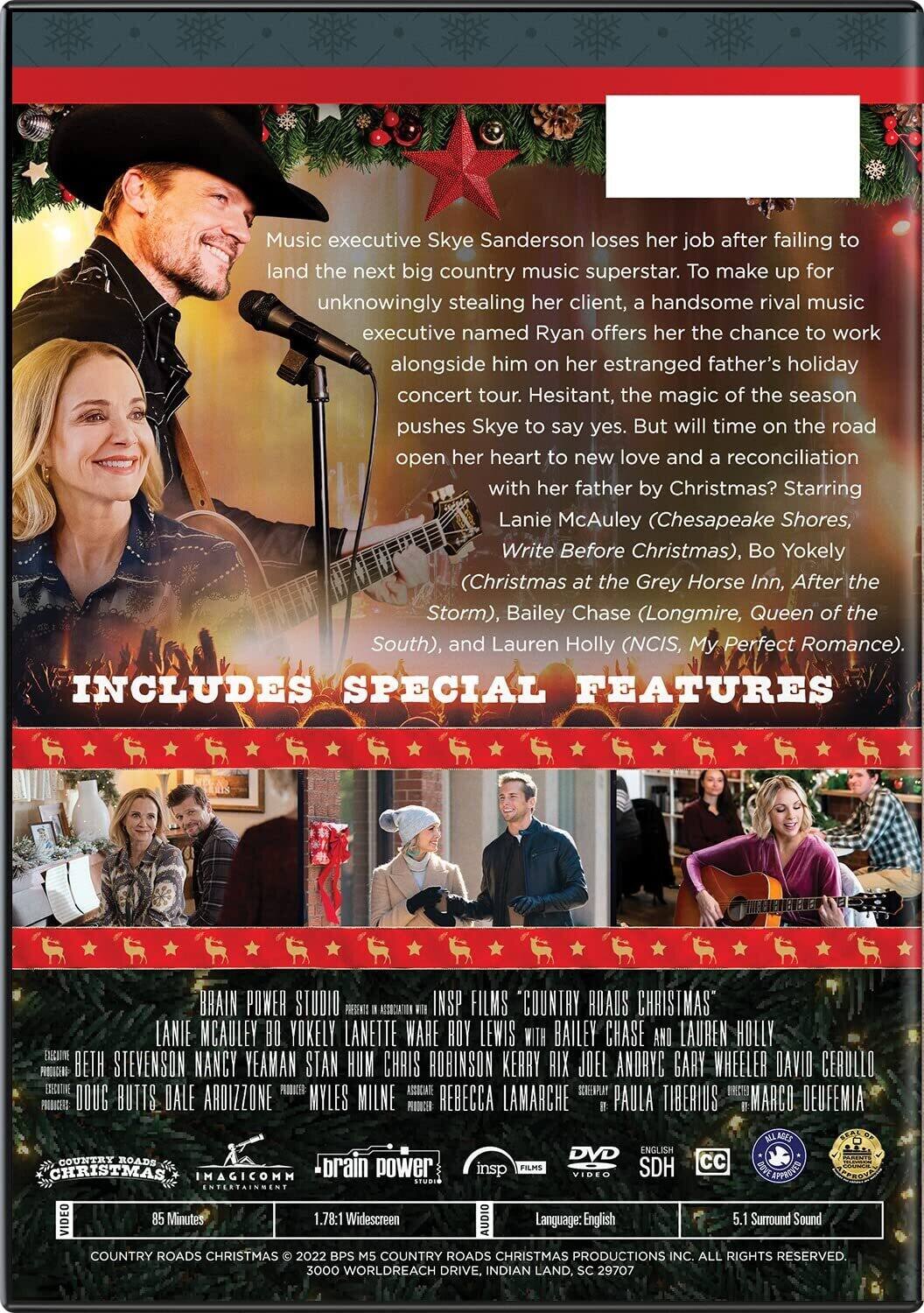 Alt View 1. Country Roads Christmas   - DVD.