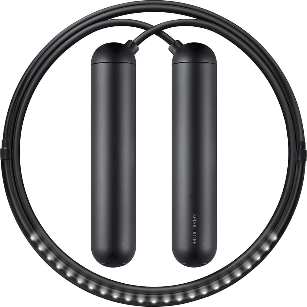 Front. Tangram - Smart Jump Rope - Black.