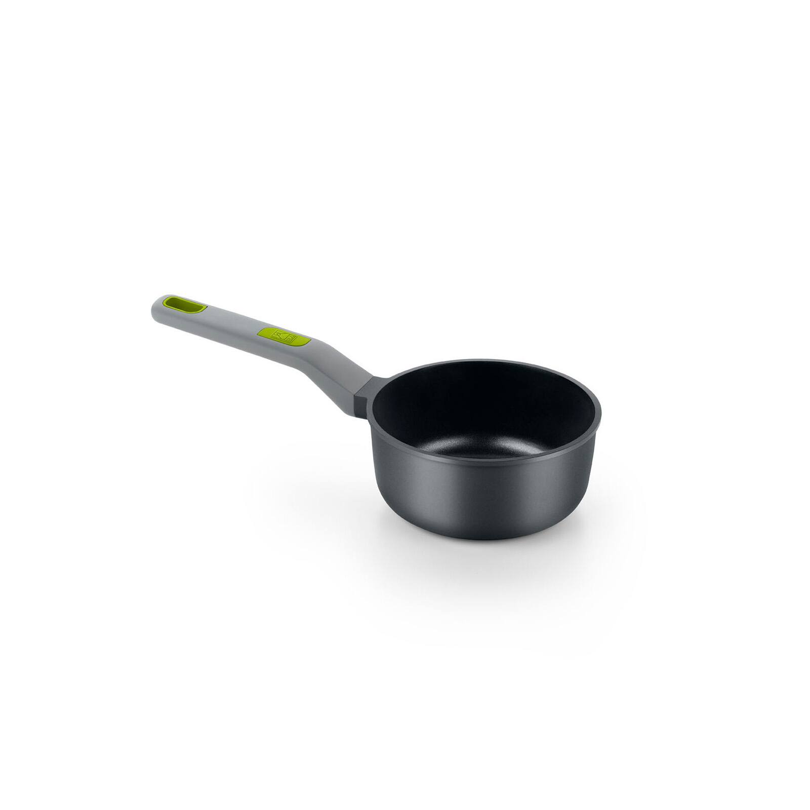 Front. BRA Cookware - Life Ceramic Nonstick 6.3-Inch Saucepan, 1.4-Quart - Black.