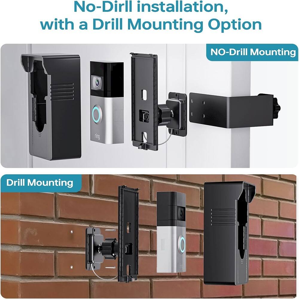 No-Drill installation, with a Drill Mounting Option

NO-Drill Mounting

Drill Mounting