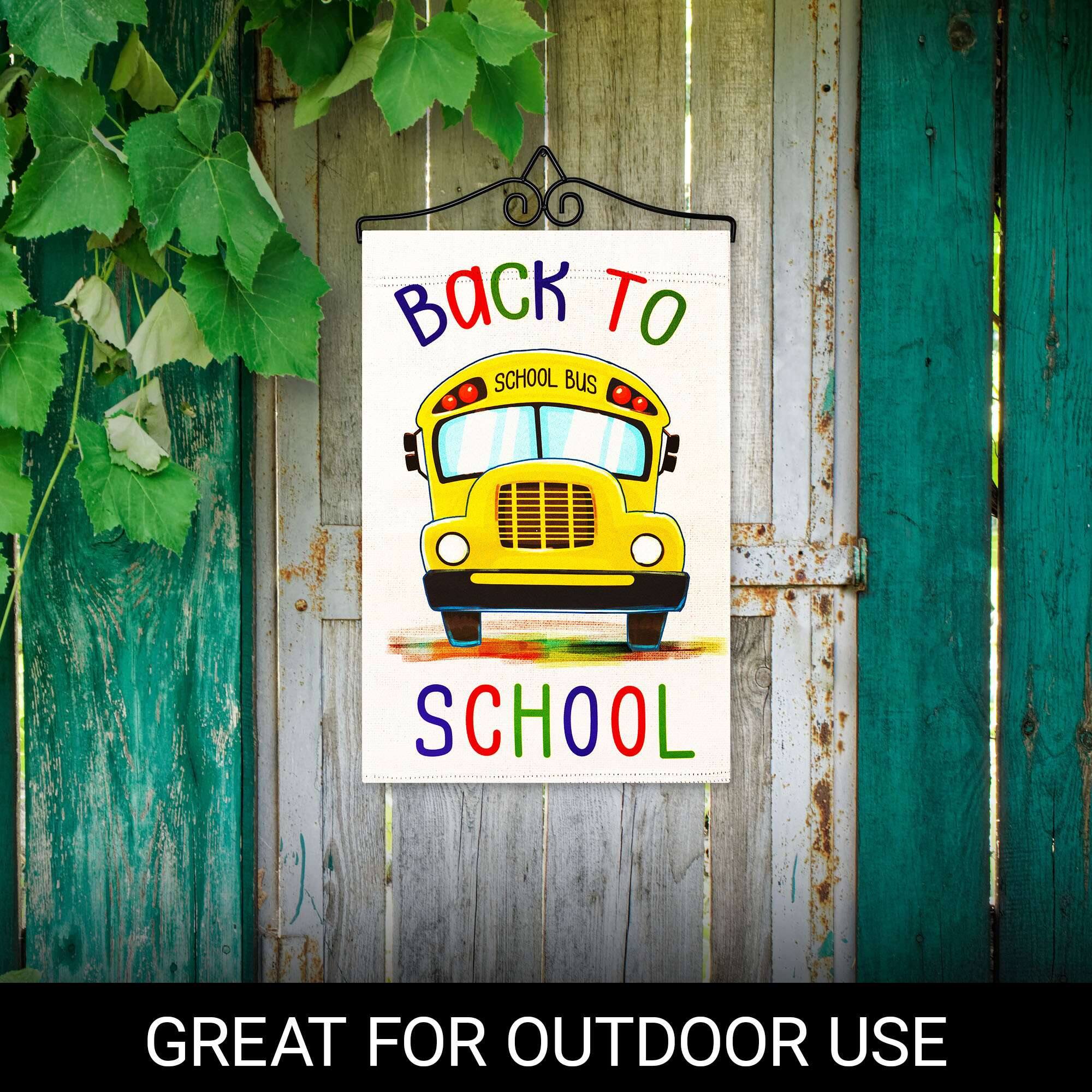 Back to School Bus School  
Great for Outdoor Use
