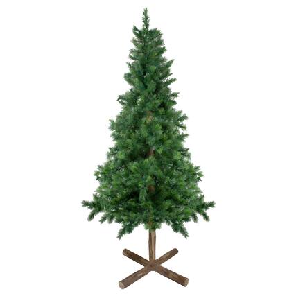 Front. Northlight - Slim Alpine Artificial Christmas Tree - 6.5' - Unlit - Green.