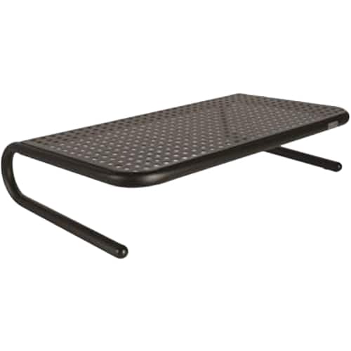 Allsop - Metal Art Jr Laptop/Monitor Stand - Pearl Black - Front_Zoom