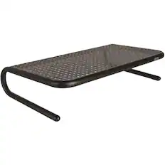 Front. Allsop - Metal Art Jr Laptop/Monitor Stand - Pearl Black.