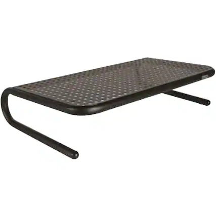 Front. Allsop - Metal Art Jr Laptop/Monitor Stand - Pearl Black.