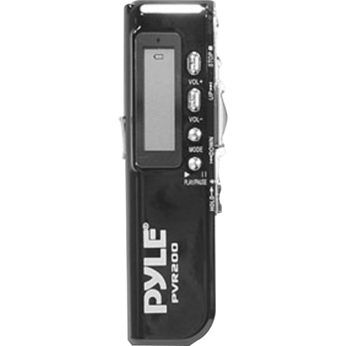 Pyle 4 GB Digital Voice Recorder, Black, PVR200