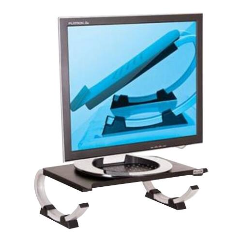 Alt View 11. Allsop - Redmond Adjustable Curve Laptop Stand - Black.