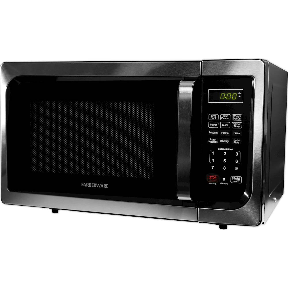 Farberware Classic 0.9 in Cu. Ft. Countertop Microwave with Speed Cooking  FM09SSE - Best Buy