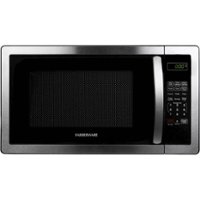 Farberware - Classic 1.1 Cu. Ft. Countertop Microwave Oven - Stainless steel - Front_Zoom