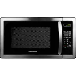 Farberware - Classic 1.1 Cu. Ft. Countertop Microwave Oven - Stainless Steel