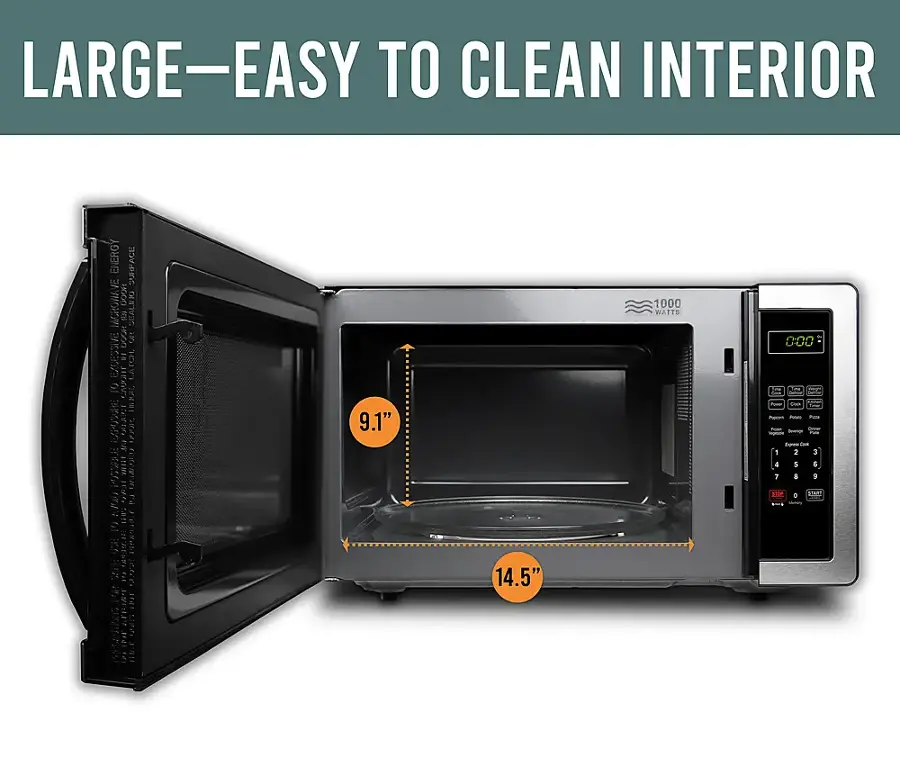 Alt View 16. Farberware - Classic 1.1 Cu. Ft. Countertop Microwave Oven.
