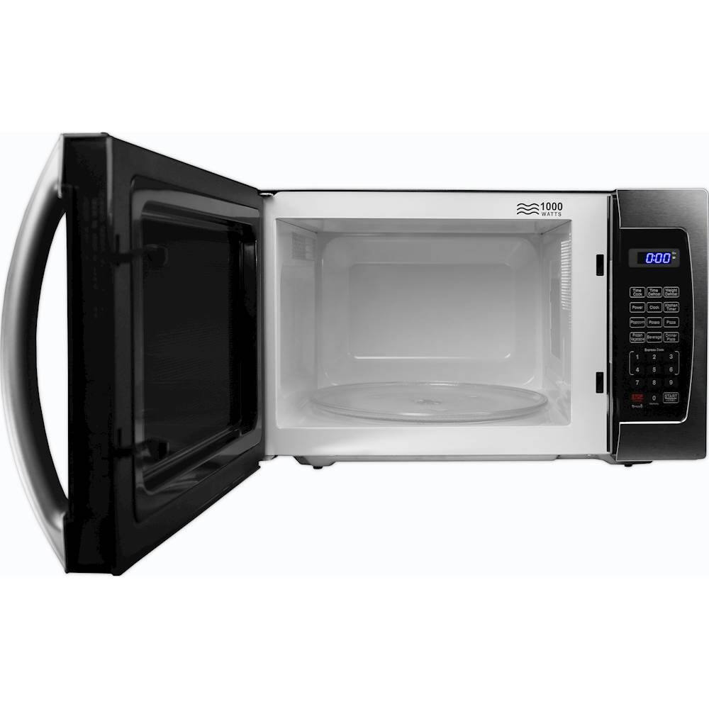 Alt View 12. Farberware - Professional 1.3 Cu. Ft. Mid-Size Microwave - Stainless steel.