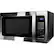Left. Farberware - Professional 1.3 Cu. Ft. Mid-Size Microwave - Stainless steel.