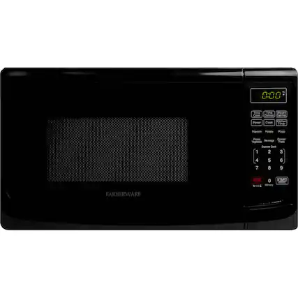 Front. Farberware - Classic 0.7 Cu. Ft. Compact Microwave - Black.