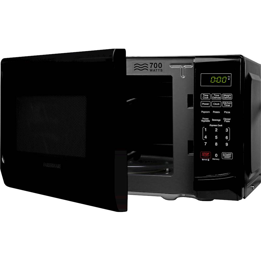 Farberware Classic FMO07AHTBKJ 0.7 Cu. ft. 700-Watt Microwave Oven, Brushed Stainless