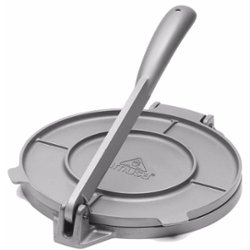 Imusa - 8-Inch Painted Tortilla Press - Silver - Angle_Zoom