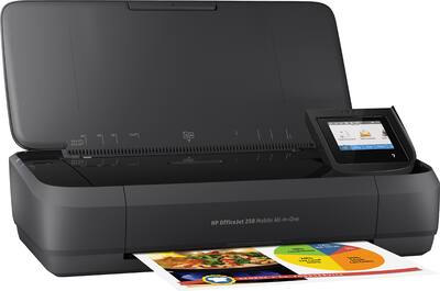 HP OfficeJet 250 Mobile Wireless All In One Inkjet Printer Black HP OfficeJet 250 Mobile Wireless All In One Inkjet Printer Black