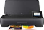 Front. HP - OfficeJet 250 Mobile Wireless All-In-One Inkjet Printer - Black.
