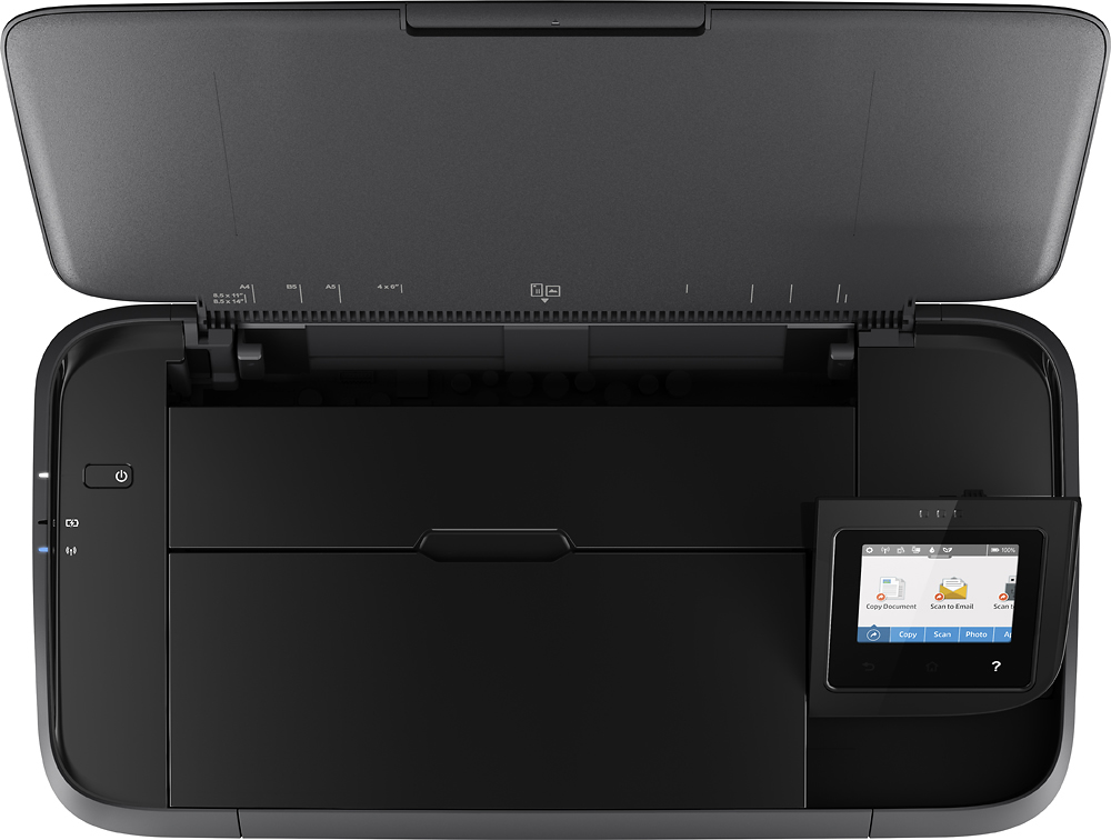 Drucker Scanner, Kopierer, WLAN, HP ePrint, Wifi Direct, USB, 4800 x 1200 dpi schwarz HP Officejet 250 mobiler Multifunktionsdrucker