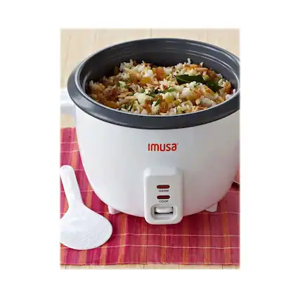 Alt View 11. Imusa® - 5-Cup Rice Cooker - White.