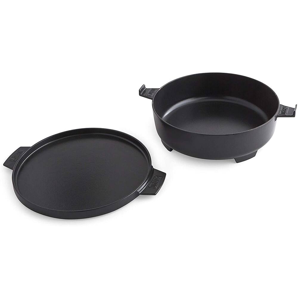 Alt View 2. Weber - 7.25 quarts Dutch Oven Duo 8859 - Black.
