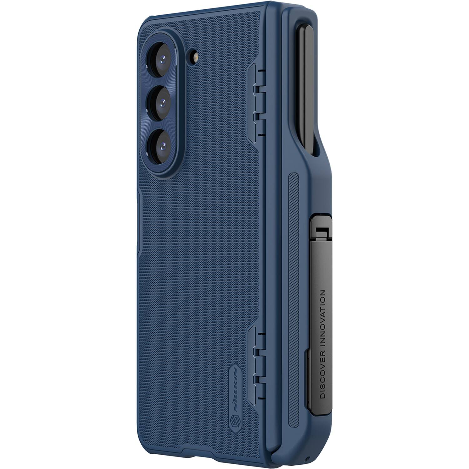Alt View 13. SaharaCase - GRIP Series with Kickstand and Stylus Compatibility Case for Samsung Galaxy Z Fold5 - Blue.