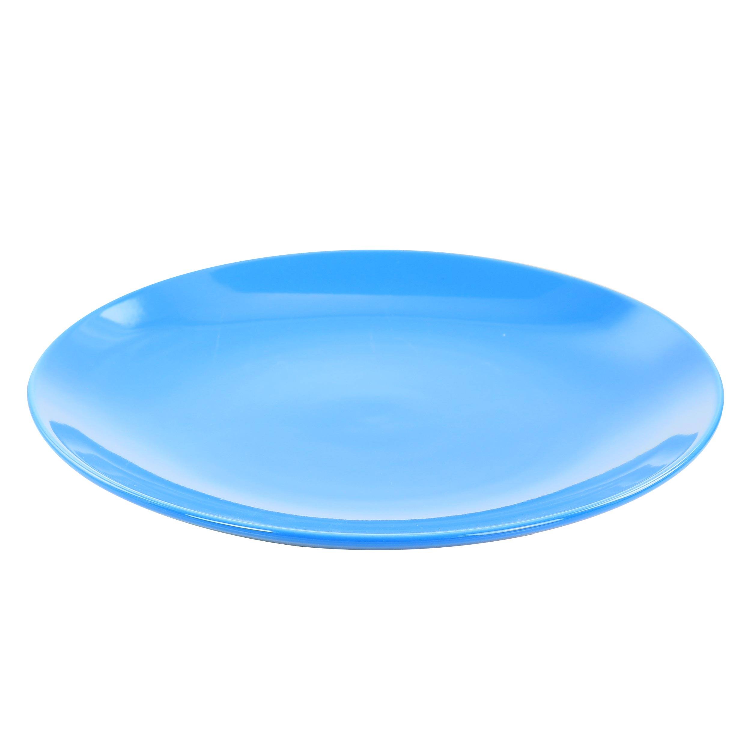 Alt View 2. Gibson - Gibson Home Mercer 12pc Blue Stoneware Dinnerware Set - Blue.