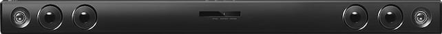 LG - 2.0-Channel Soundbar with 100-Watt Digital Amplifier - Black - Front Zoom