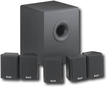 Klh 5.1 store surround sound speakers