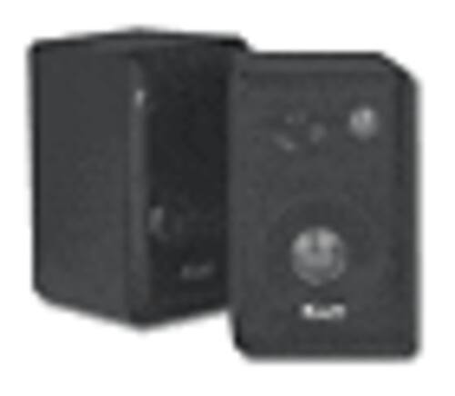 979B - 3-Way Indoor/Outdoor Multipurpose Satellite Speakers (Pair) - Black-Front_Standard 