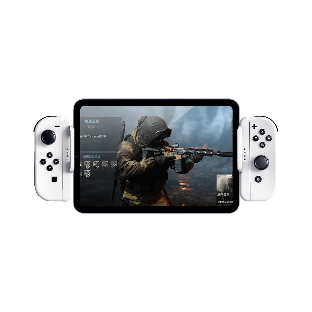 Front. HM 1810 - Joycon Gaming Holder For Iphone/ipad/tablets Multifunctional Mobile Device Require Ios16 + Adjustable - black.