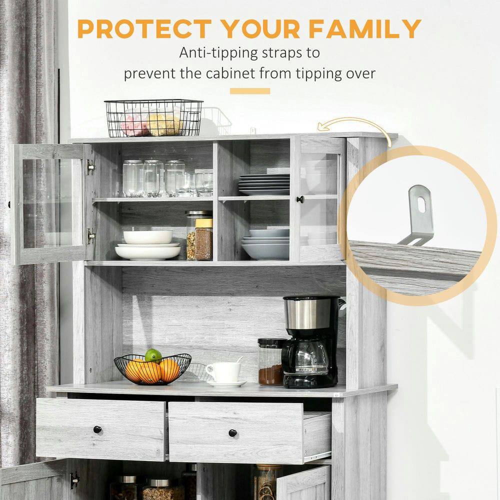 PROTECT YOUR FAMILY  
Anti-tipping straps to prevent the cabinet from tipping over