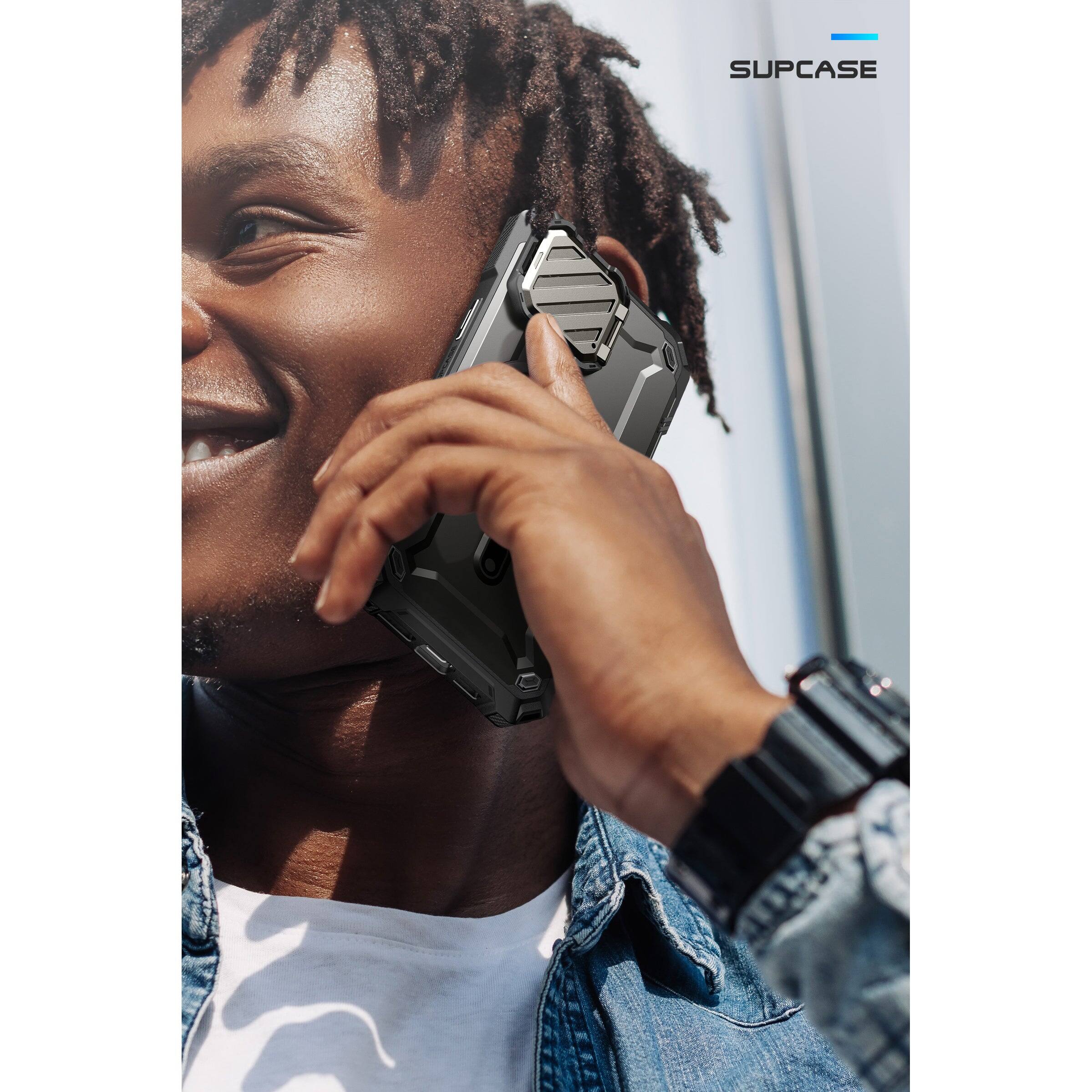 Back. SUPCASE - Unicorn Beetle MAG XT Bumper Case for iPhone 13 – Rugged MagSafe-Compatible Protection - Black.