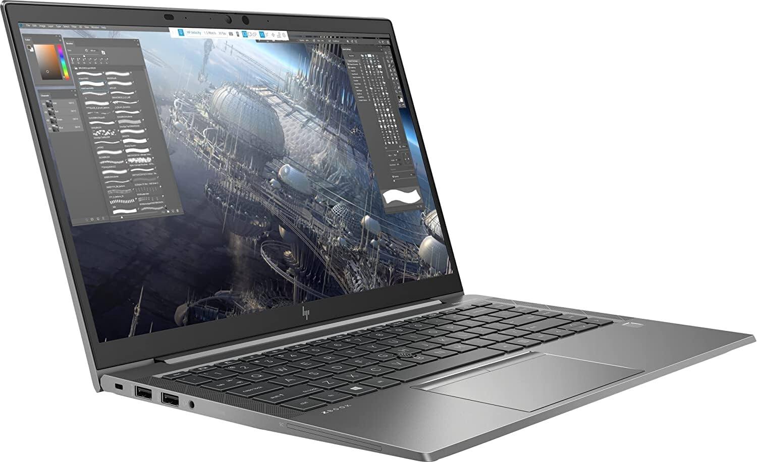 Alt View 1. HP - ZBook Firefly G8 Mobile Workstation 14" FHD Intel i5-1135G7 2.40 GHz 8 GB 256 GB SSD Intel Iris Xe Graphics W11P Laptop - Gray.