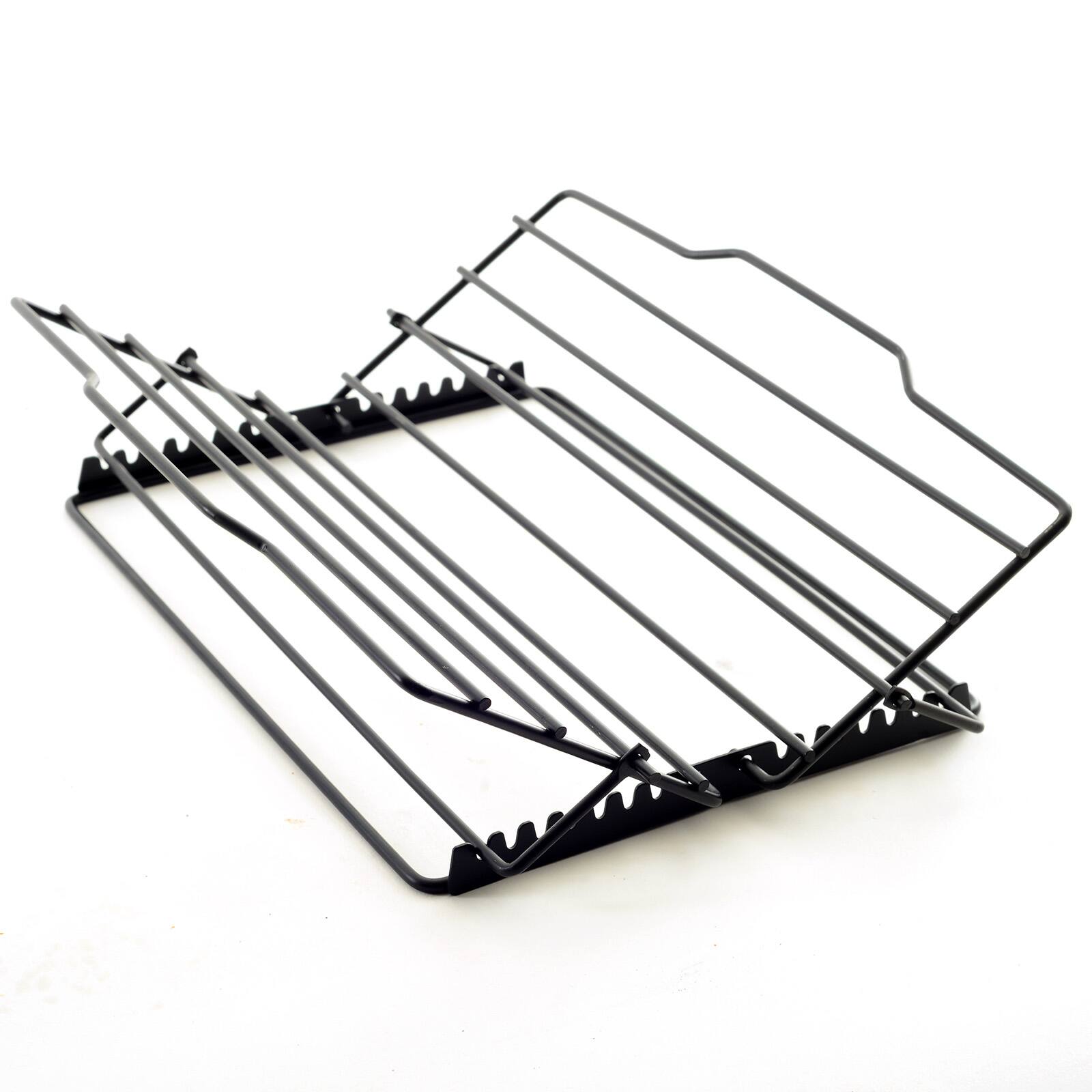 Alt View 2. Norpro - Nonstick Adjustable Roasting Rack, 11 x 7 Inch, 7 Positions - Black.