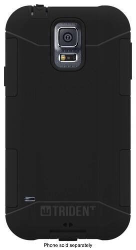 Front. Trident - Aegis Case for Samsung Galaxy S 5 Cell Phones - Black.