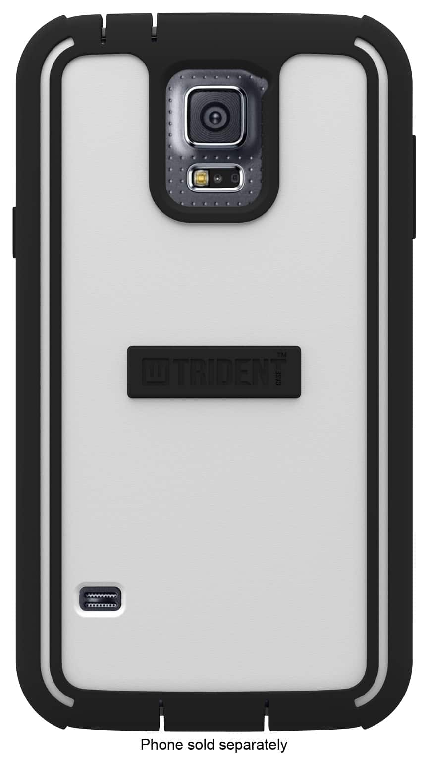 Front. Trident - Cyclops Case for Samsung Galaxy S 5 Cell Phones - White.